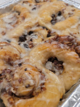 Load image into Gallery viewer, DOZEN Sourdough Cinnamon Raisin Rolls